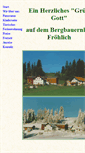 Mobile Screenshot of bergbauernhof-froehlich.de